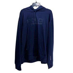 Ralph Lauren Sport Polo Sweatshirt Hoodie Men’s XXL Navy Outdoors Sports Active